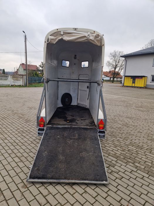 Przyczepa konna dla koni 1,5 konia HEJA *PLASTIKOWA* 1300dmc !!!