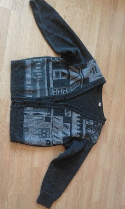 sweter meski na guziki rozpinany XL