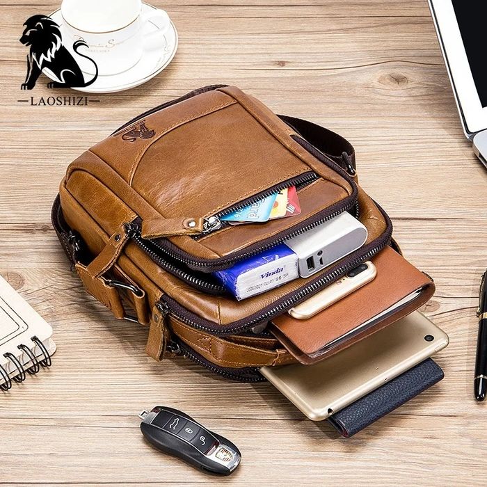 Torba , torebka męska skórzana 23/19/7cm  cm .