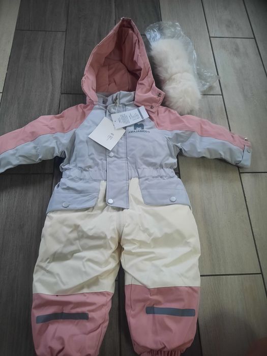 Комбінізон для дівчинки зимовий