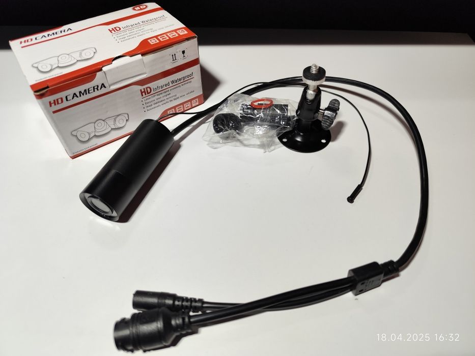 Mini Kamera IP PoE FULL IR HD 2.8MM Ukryta, onvif, ICSee, xmeye