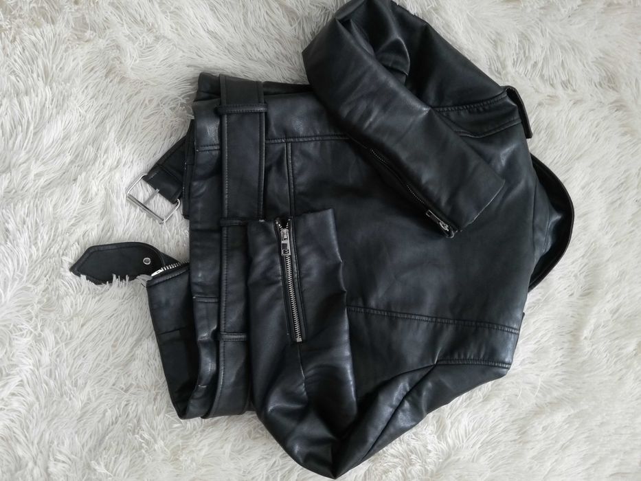 ramoneska Zara xs s 34 36 czarna ramoneska biker Zara xs s 36