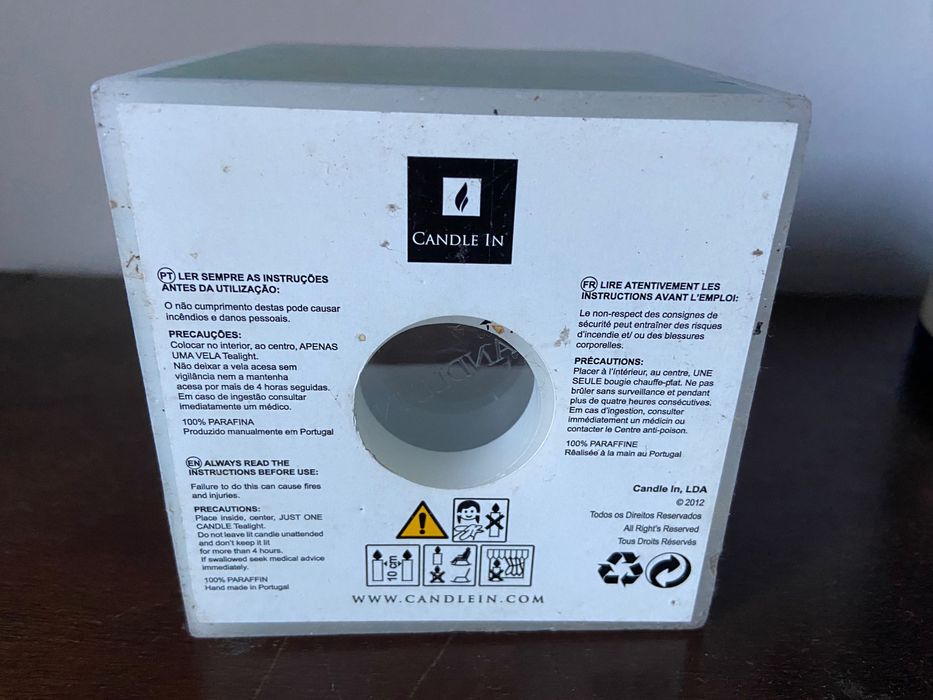 Cubo lanterna Candle In