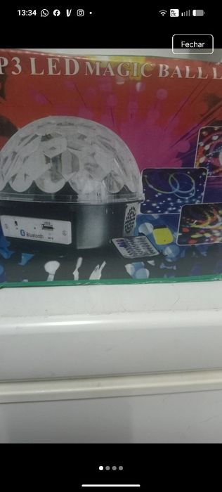 Bola mágica LED.