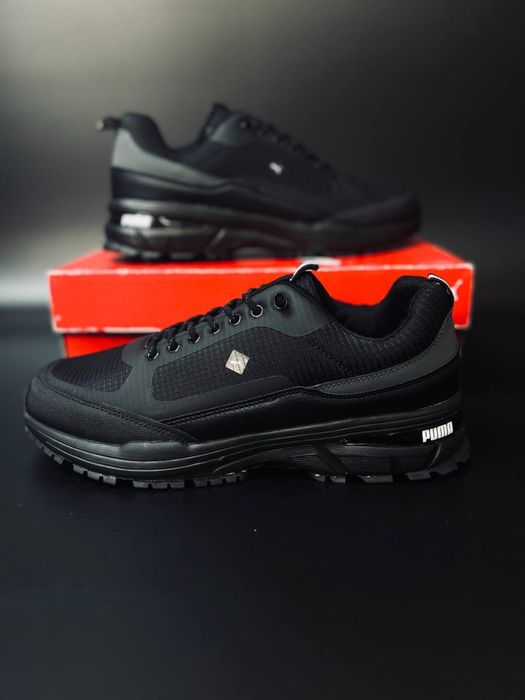 Мужские кросовки puma чорние осенние кросівки чоловічі пума осінь