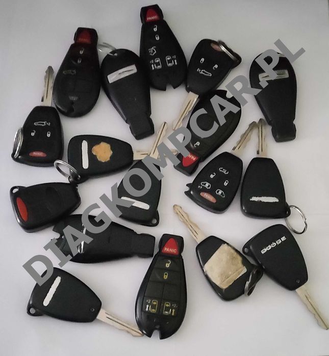 Kluczyki keyless z pilotem dodge Europa Usa