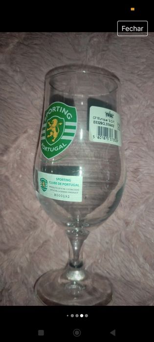 Copo de pé NOVO original e certificado do clube SCP - Sporting
