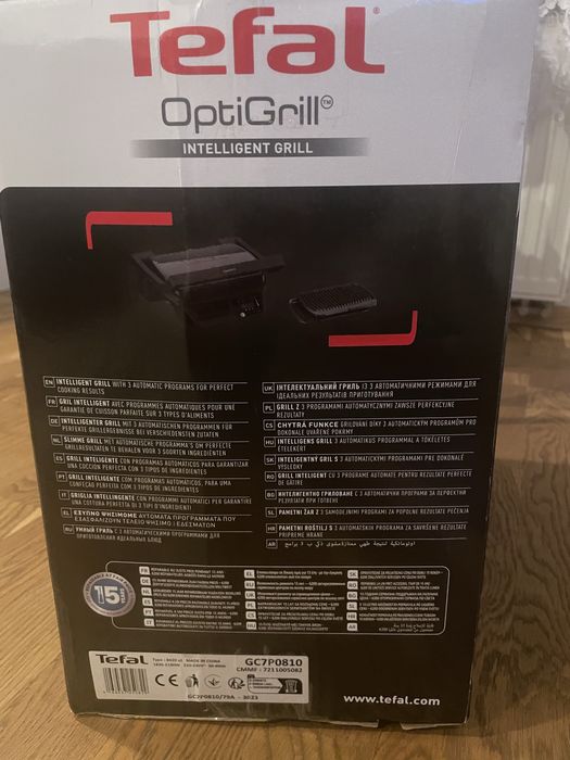 Grill elektryczny optigrill Tefal 2000w NOWY