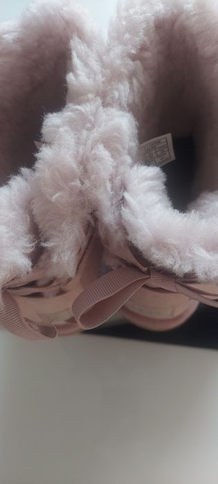 Śniegowce ugg 39 pudrowy róż