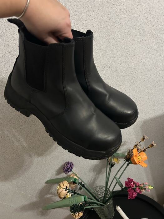 Шкіряні черевики челсі на платформі Drakelow Steel dr martens мартенси