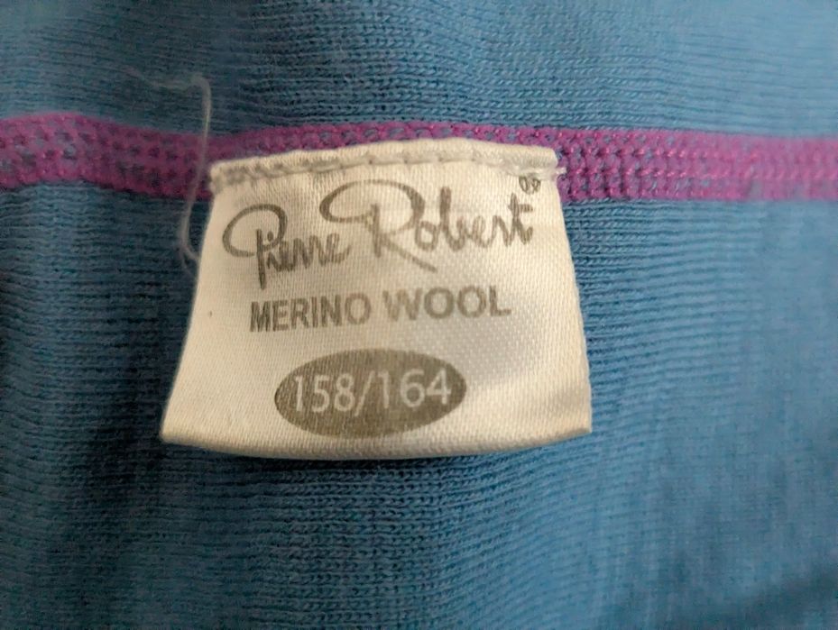 Leginsy termoaktywne Merino wool rozm.158/164 Pierre Robert