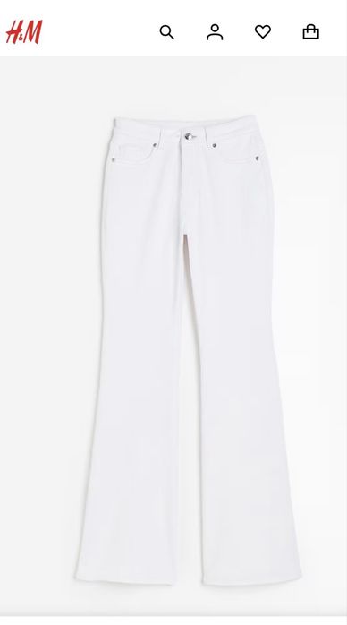 Джинси білі жіночі H&M розмір 12