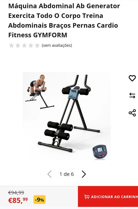 Maquina exercícios