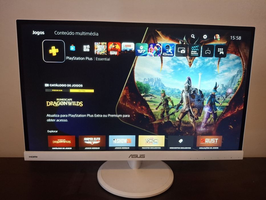 Asus Monitor VC239HE-W Sem Uso