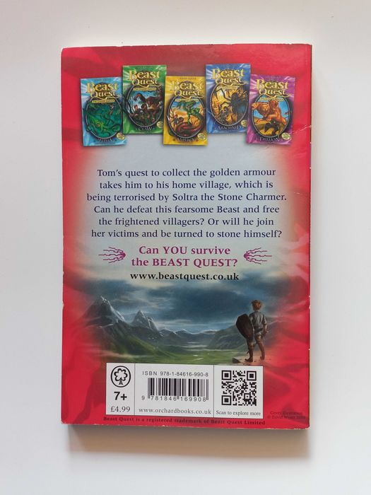 Фантастично-пригодницький роман для підлітків Beast Quest english book