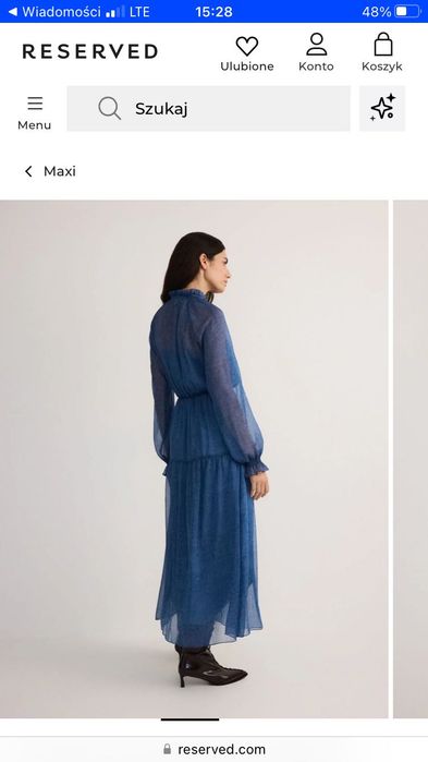 Nowa Sukienka Reserved letnia maxi M