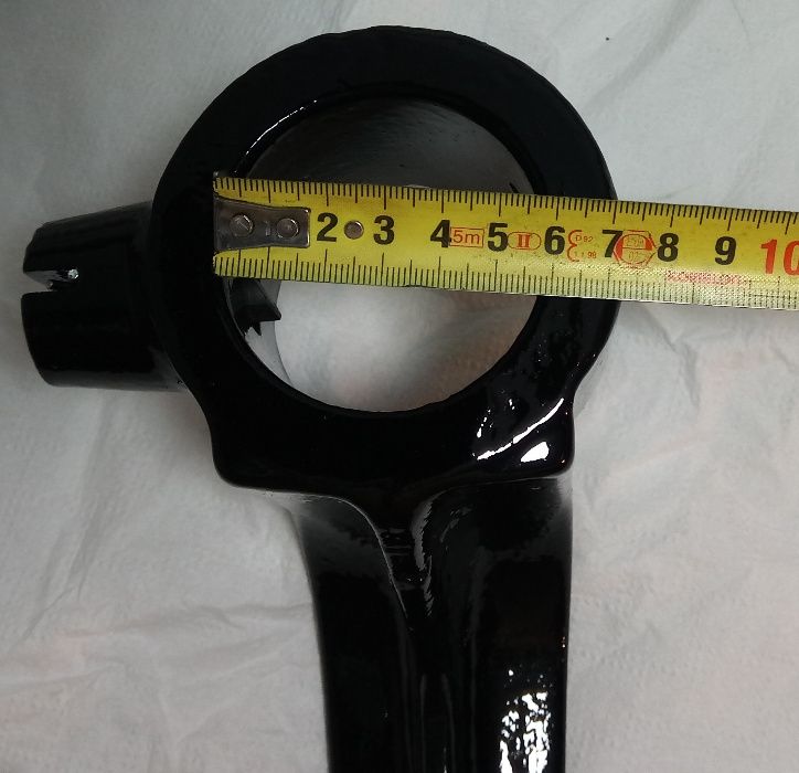 Manivelas de 2 polegadas e 1/4" (~58mm) e 1,5 pol. (38mm)