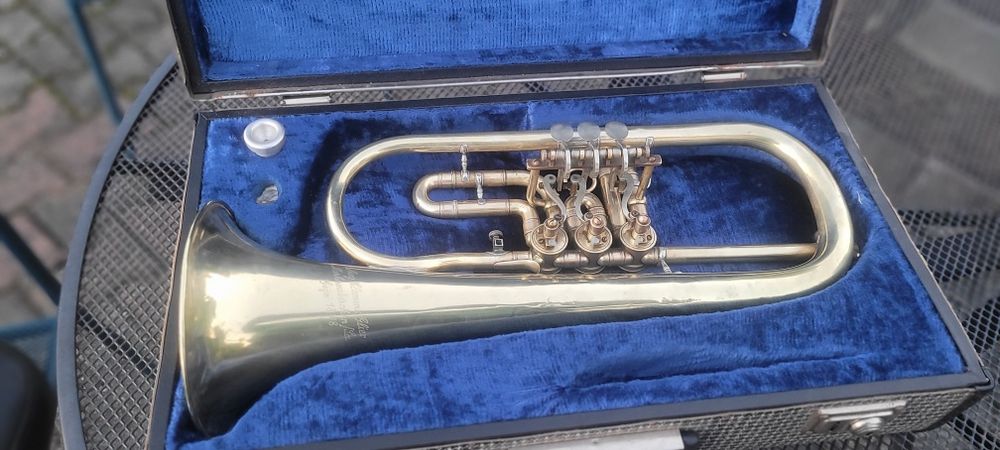 Flugelhorn  in B  Aug Clemens Glier Markneukirchen 1878