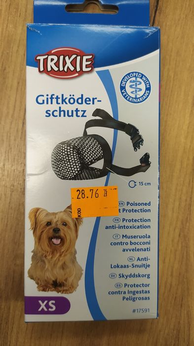 Kaganiec z siatki dla psa, rozmiar XS 15cm