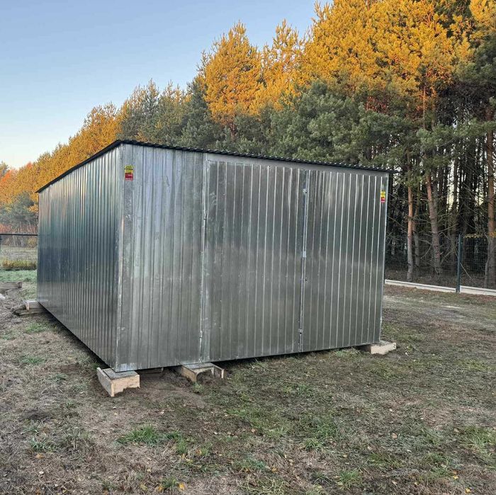 Garaż blaszany 3x5 II gatunek CZĘSTOCHOWA Transport i Montaż GRATIS