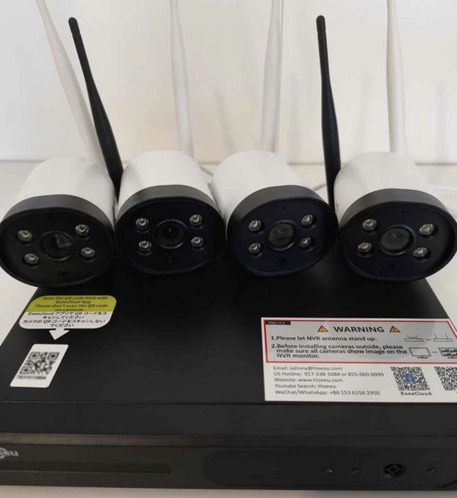 CCTV Kit 4 Cameras 3mp - Áudio Bidirecional