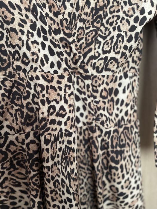 Sukienka MIDI rozm. 8 ASOS pantera