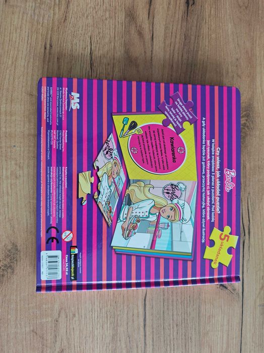puzzle ksiązka Barbie