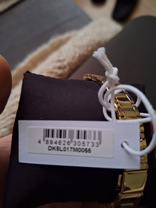 DKNY zegarek damski złoty elegancki