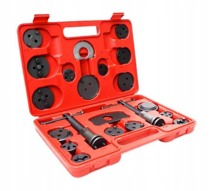 Zestaw do wciskania tłoczków hamulcowych 21 elementów