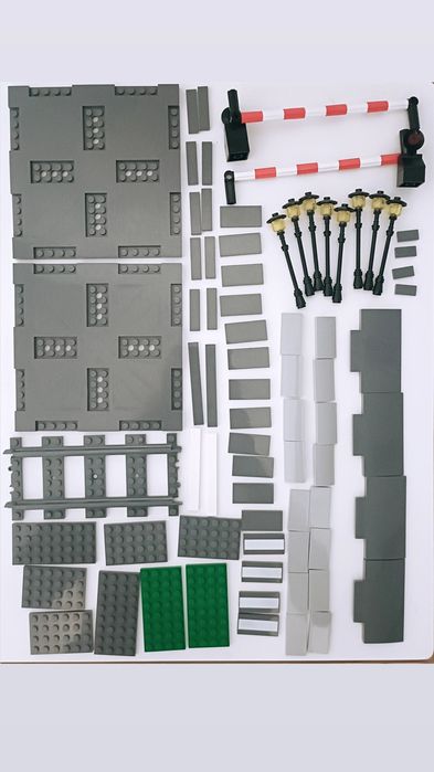 LEGO przejazd kolejowy - 155 elementów Warszawa Mokotów • OLX.pl