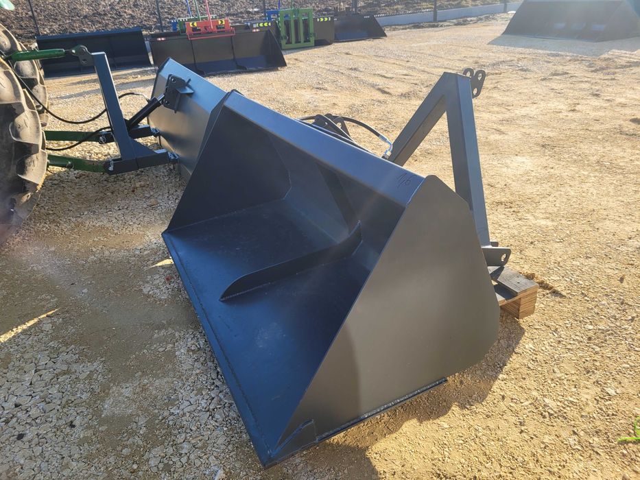 Łyżka z wywrotem hydraulicznym/ Łycha na tył ciągnika/ traktora do ziemi gruzu kamieni/ Szufla od 1.2m do 2,0m- Dowóz