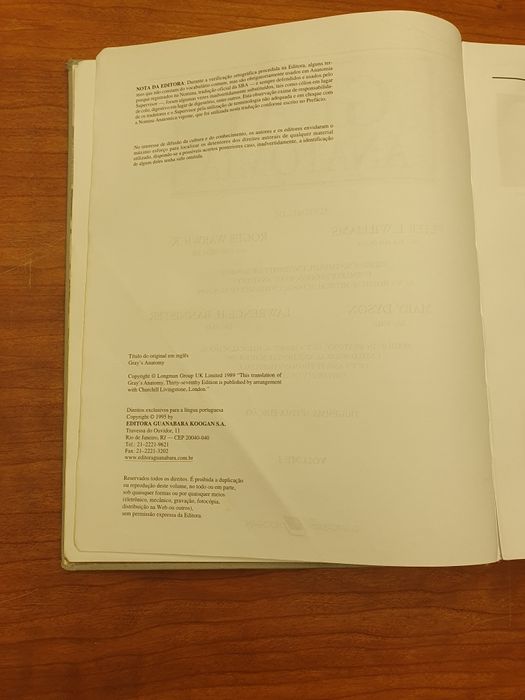 1a e 2a ediçao.  GRAY ANATOMIA