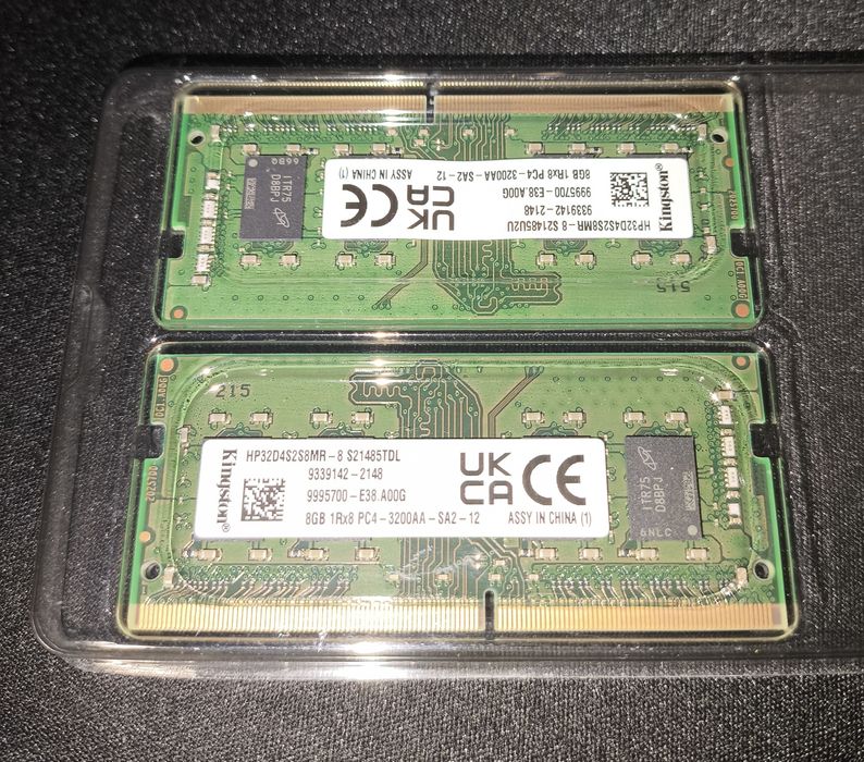 Memória Ram 16gb ddr4 3200mhz so-dimm 2 x 8GB (notebook)