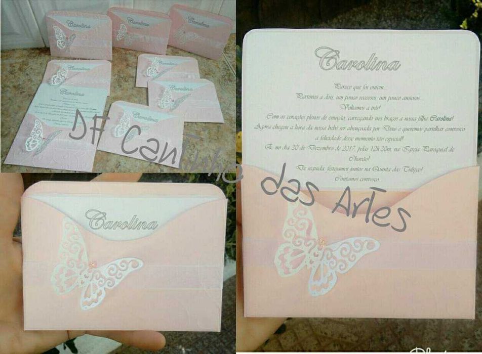 Convites de Batizado e aniversário