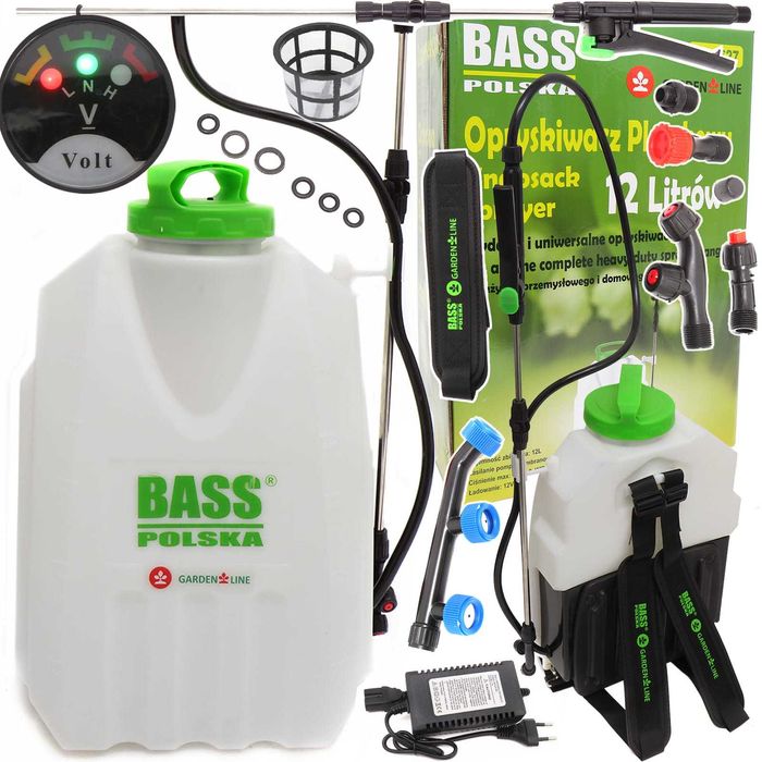 BASS POLSKA Opryskiwacz Akumulatorowy Plecakowy Ciśnieniowy 12 BP8627