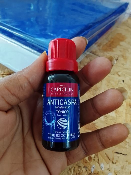 Óleo de cabelo anti caspa