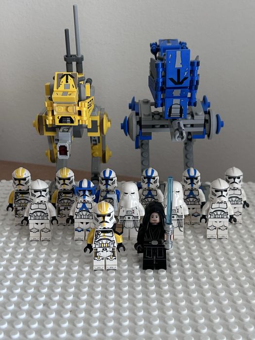 Lote lego star wars clones em muito bom estado