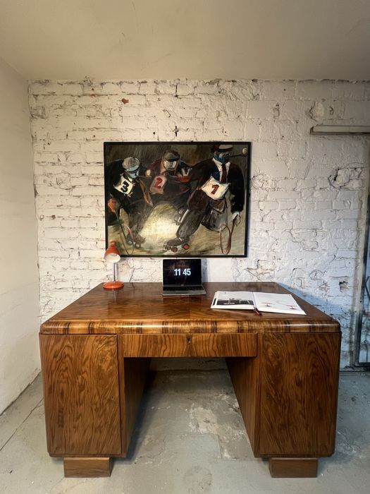 Biurko w stylu art deco swietny stan vintage retro