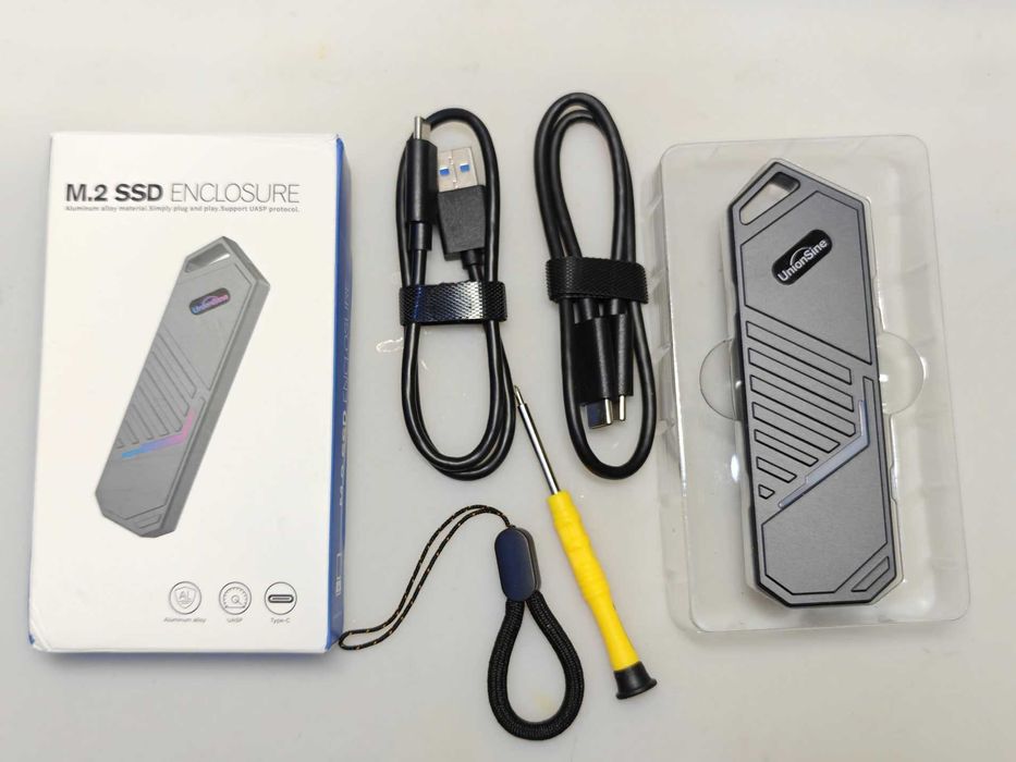 Новый внешний карман UnionSine M.2 SSD NVMe USB 3.2 Gen 2 (10 Гбит/с)