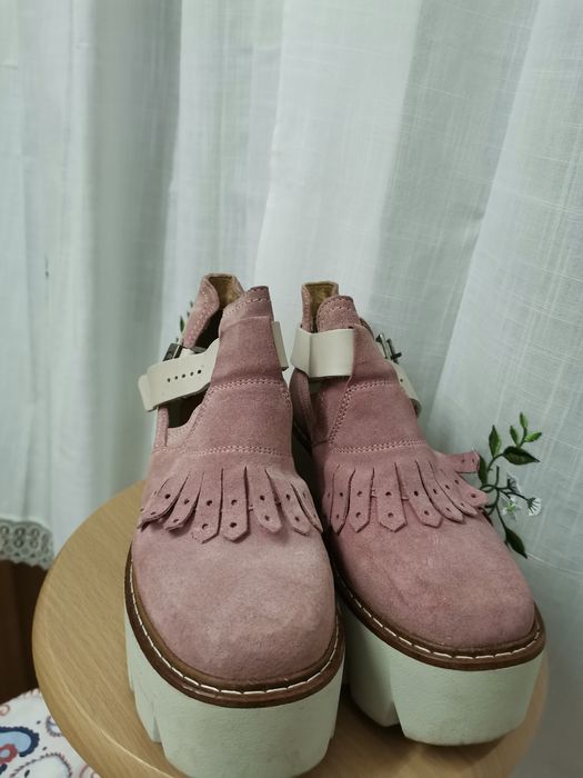 Vendo botas rosa