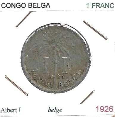 Congo Belga - - - - - Moedas
