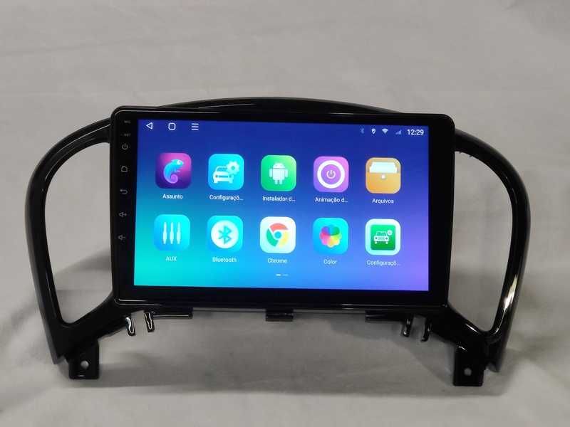 Radio 2 DIN Android Nissan Juke de 2010 até 2014 - Novo Garantia