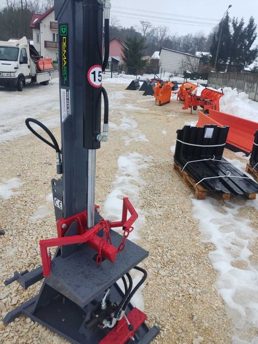 Łuparka hydrauliczna rozdrabniacz do drzewa nowa nacisk 20ton dostawa