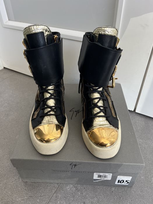 Giuseppe Zanotti moro khaki buty z klamrami 40