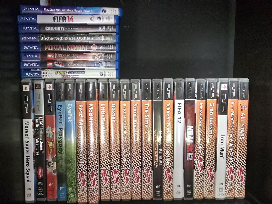 Gry na PS3, PSP, PS Vita Lego,FIFA,NBA,Barbie,Diablo,Mortal Kombat...