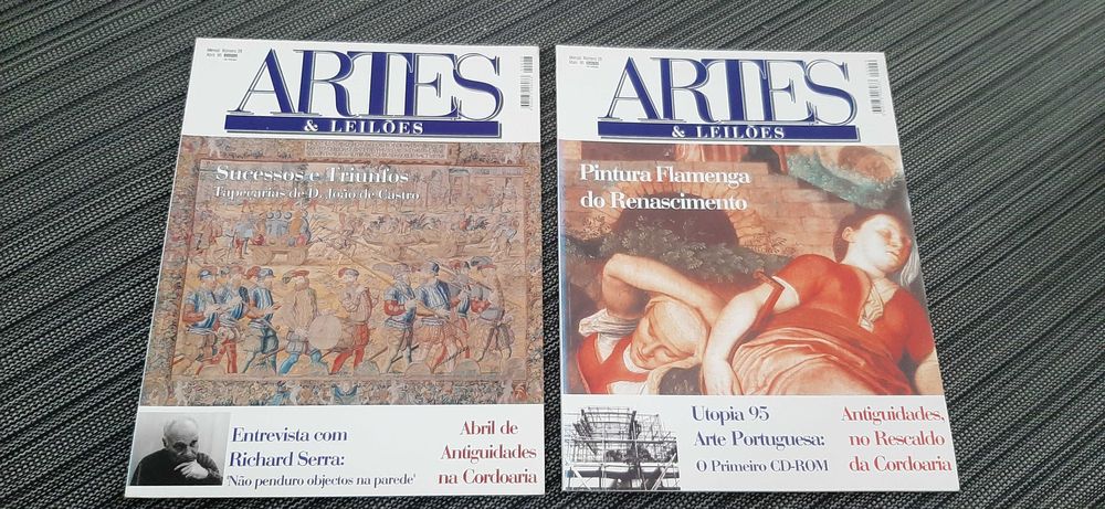 Revistas "Artes & Leilões" de 1995