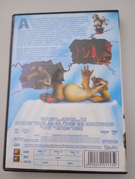 Epoka lodowcowa Dvd