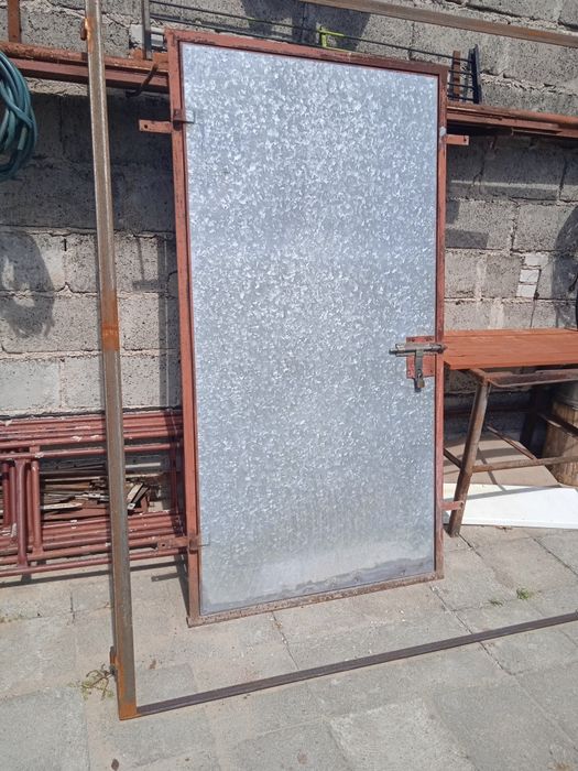 Drzwi budynek gospodarczy kotłownia