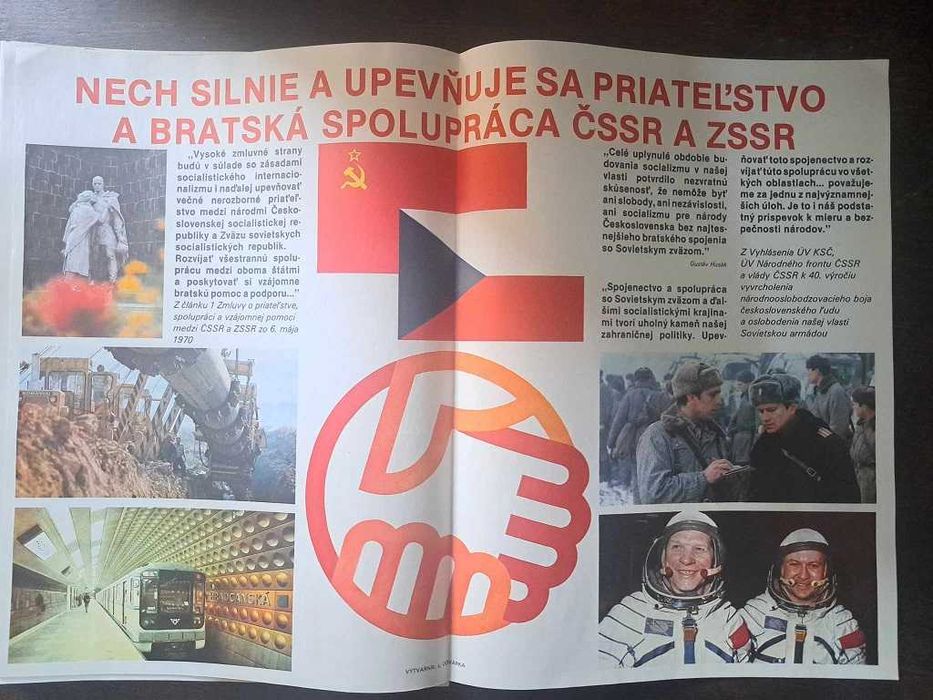 Plakaty propagandowe Czechosłowacja