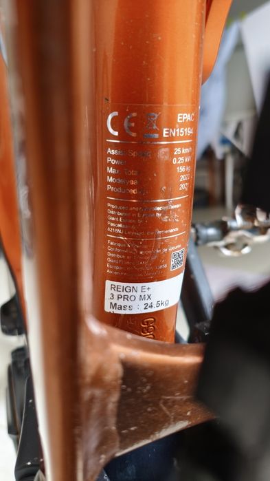 Giant Reign E+ 3 Pro MX (2022) – Full Power + Bateria Extra 800Wh (Total 1425Wh!)